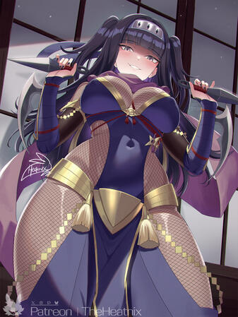 Give the Yandere Dark Mage a Kunai or two! What's the worst that can happen?